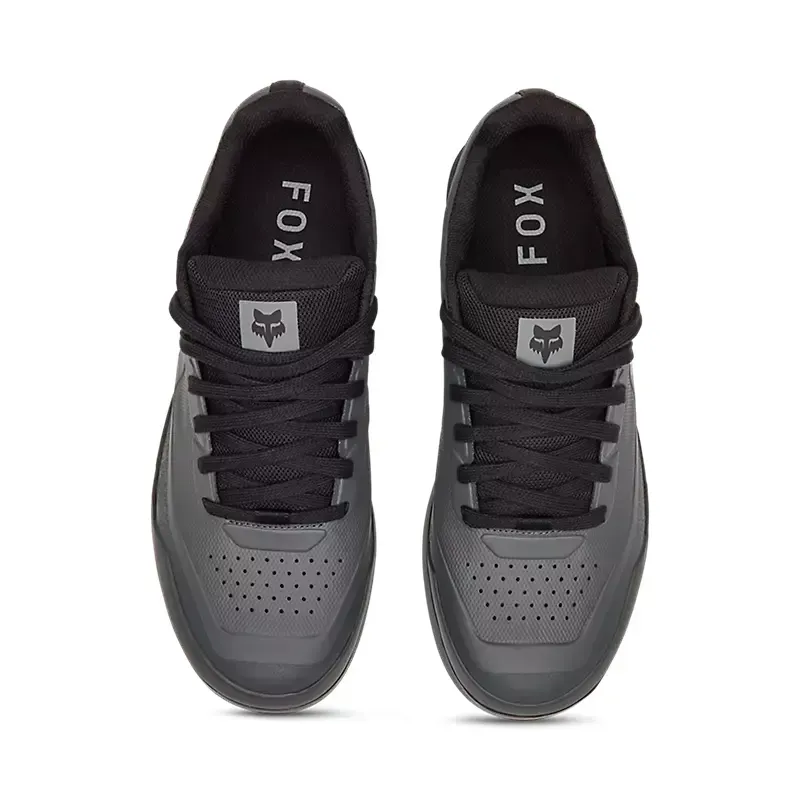 Fox Union Flat Shoes In Dark Shadow Grey-2