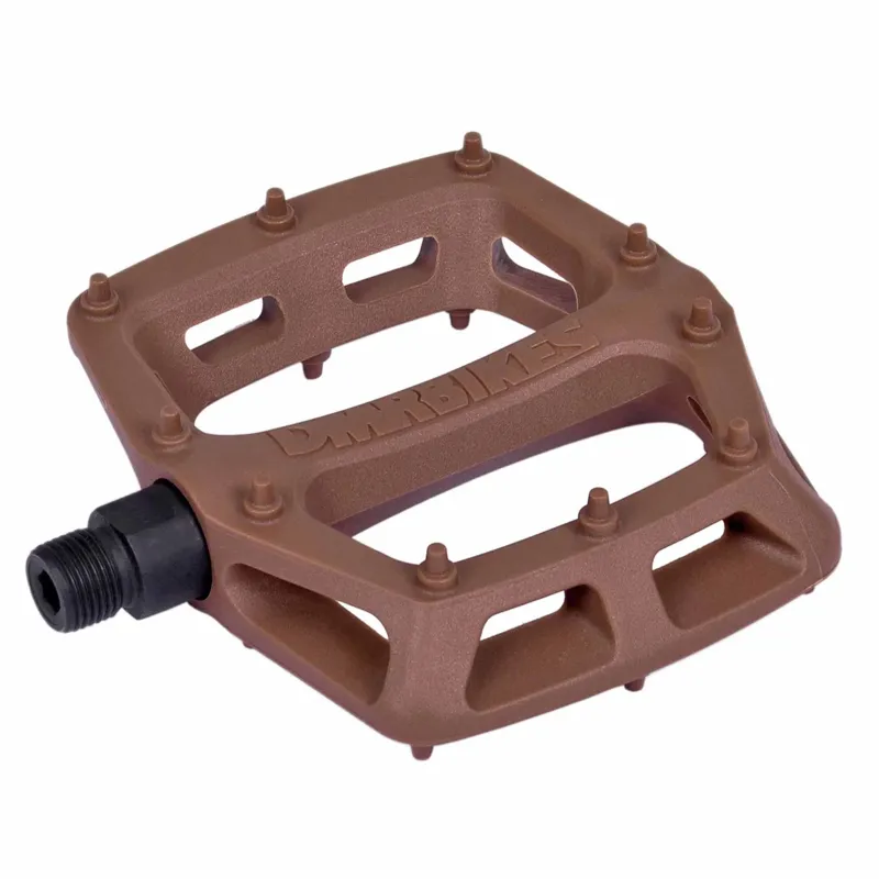 DMR Plastic Pedal Cro-Mo Axle In Earth Brown-5
