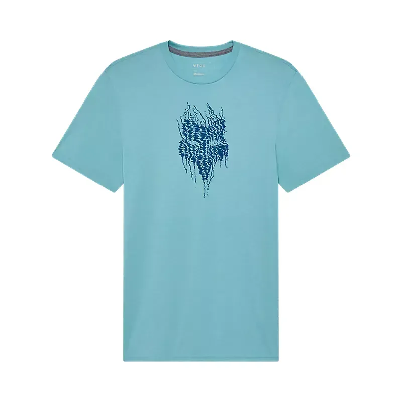 Fox Bark Tech Tee in Vintage Wash Blue