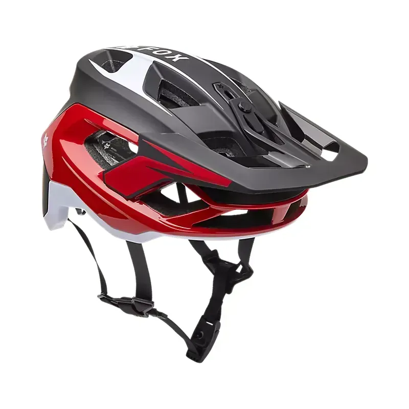 Fox Speedframe Pro Defy Helmet in Fluorescent Red-1