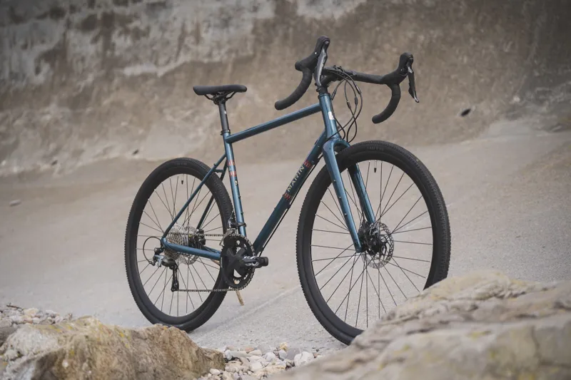 Marin Nicasio 2 Gravel Bike in Satin Blue/Green/Orange-2