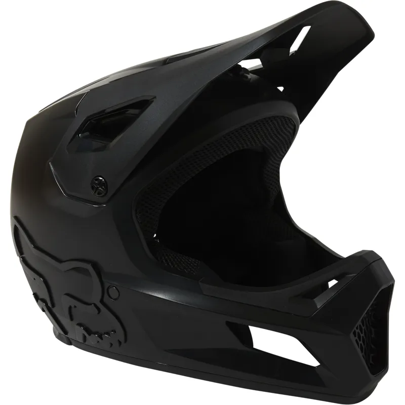 Fox Racing Rampage Full Face Helmet in Black/Black