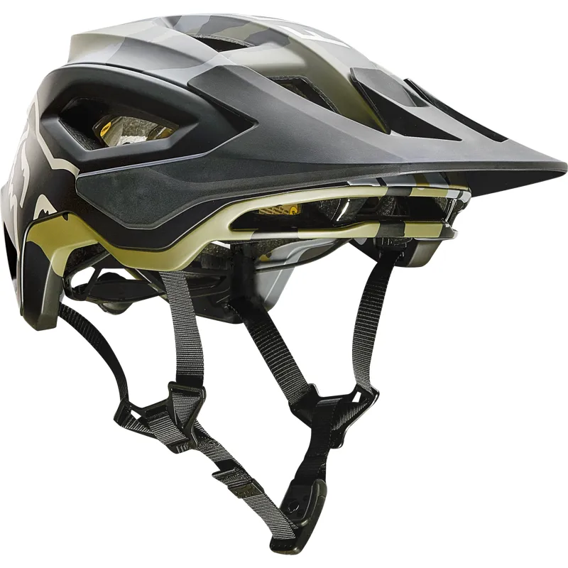 Fox Racing Speedframe Pro CE Helmet in Green Camo