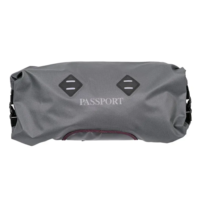 Passport Bikepacking Handlebar Waterproof Drybag in Grey