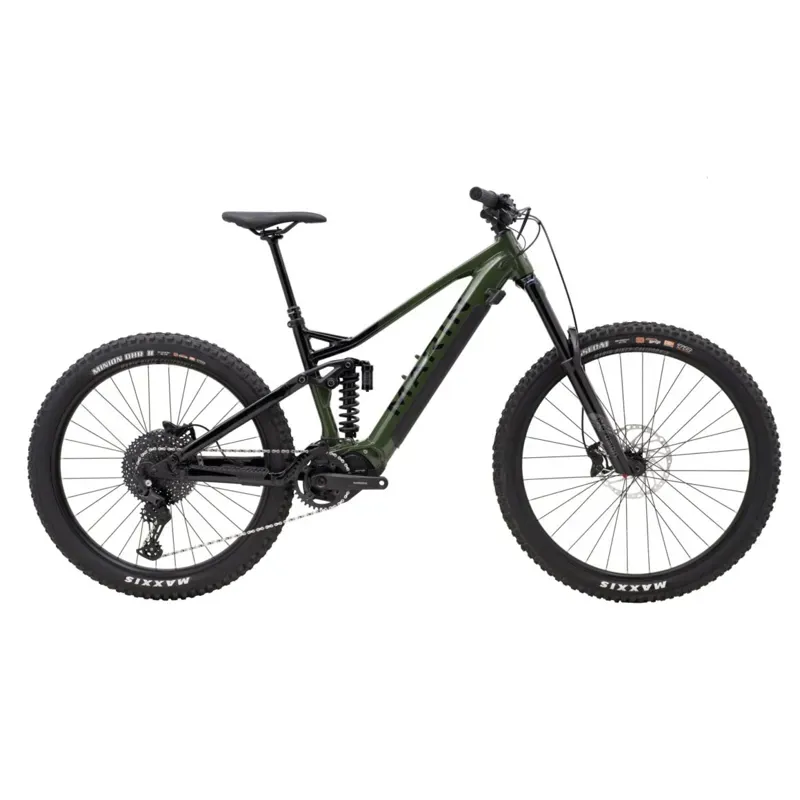 Marin Alpine Trail E1 Electric Mountain Bike in Green/Black