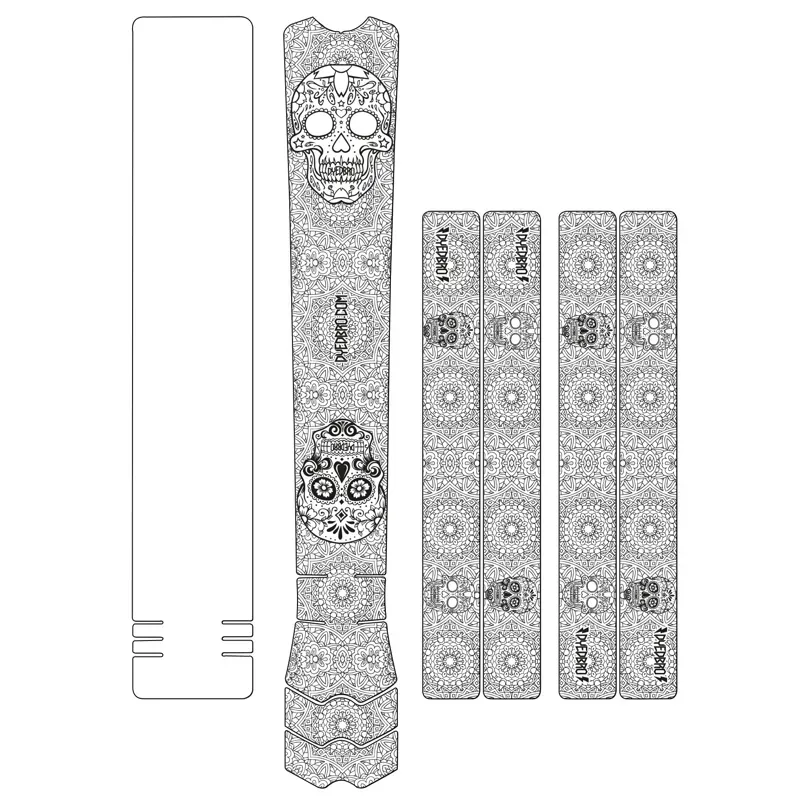 Frame Protection Da de Muertos Black