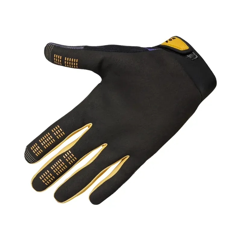 Fox Ranger Image Print Gloves in Plum Purple-1
