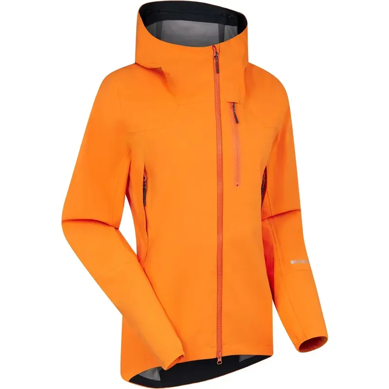 Madison DTE 3-Layer Women's Waterproof Jacket In Mango Orange-1