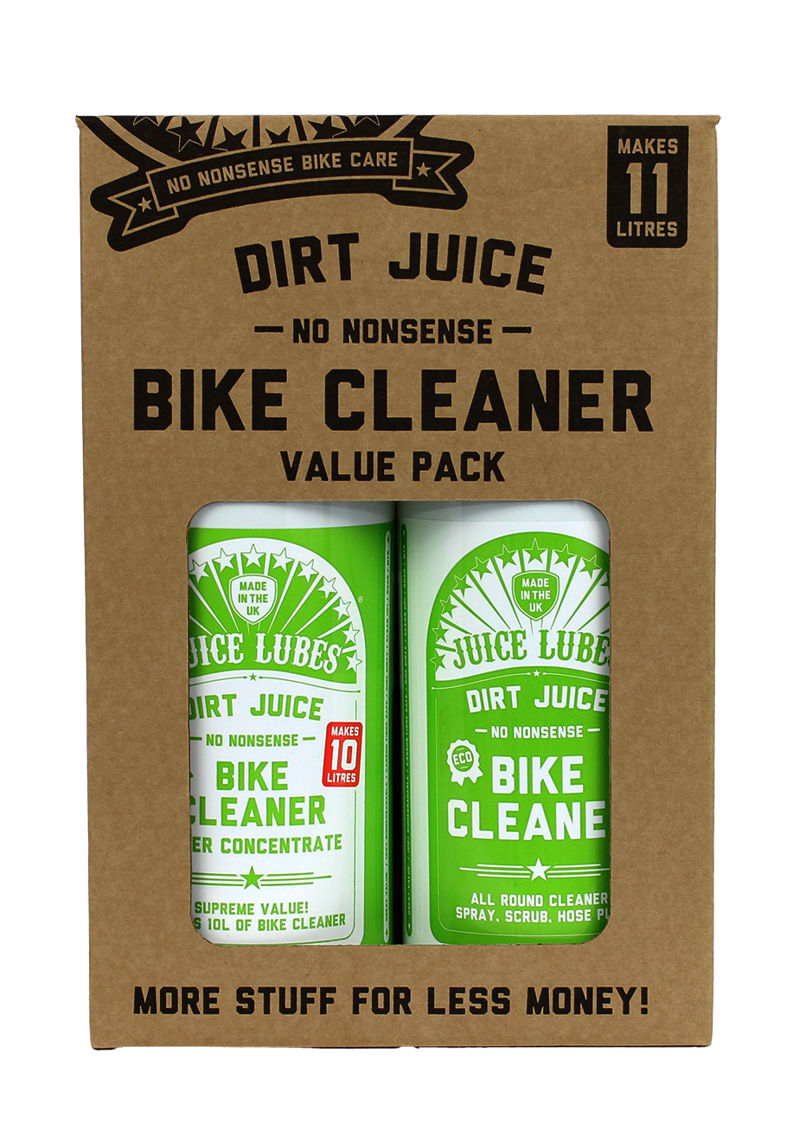 Juice Lubes Dirt Juice 1l Bike Cleaner Double Pack in Green