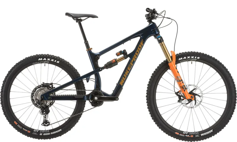 Nukeproof Mega 297 Factory Carbon Mountain Bike in Blue