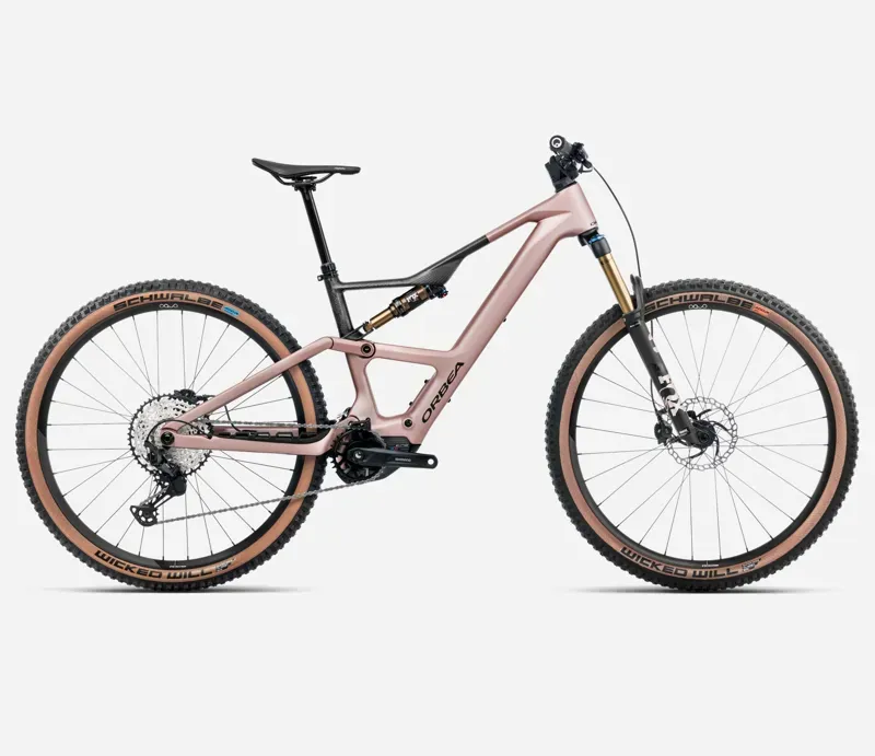 Orbea Rise SL M10 630W E-MTB In Desert Rose//Carbon Raw Matt