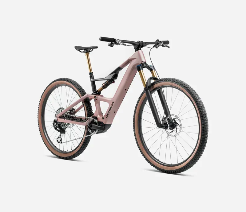 Orbea Rise SL M10 630W E-MTB In Desert Rose//Carbon Raw Matt-2