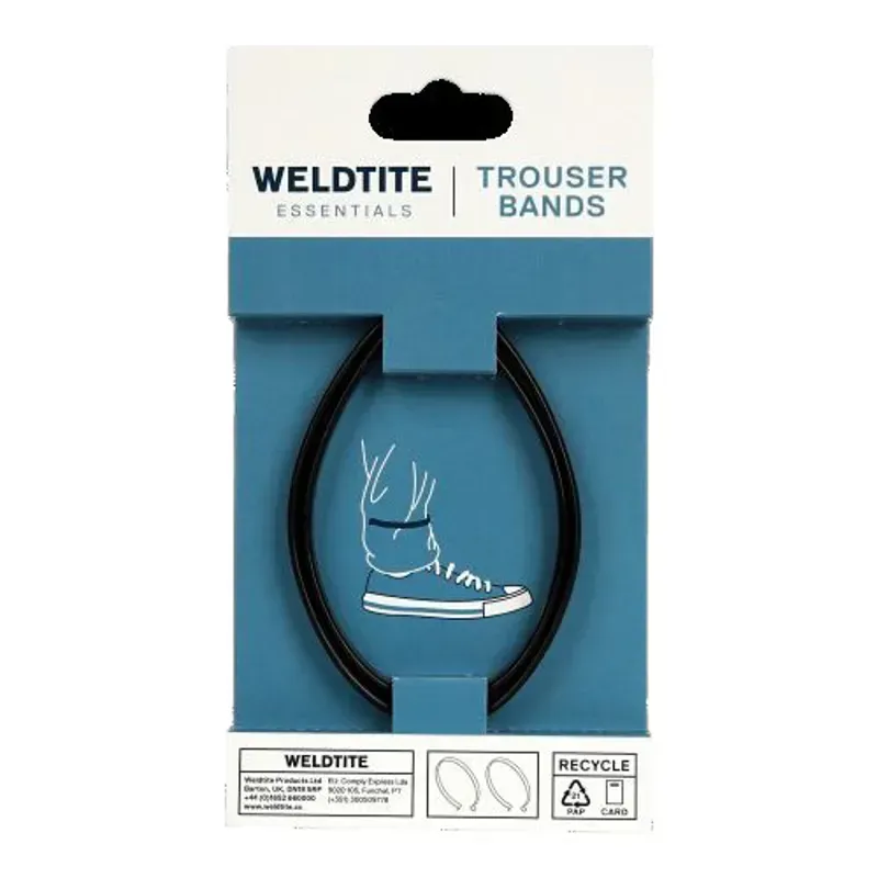 Adie PVC Covered Trouser Bands in Black
