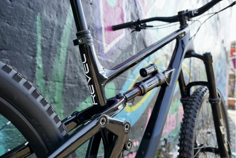 Revel Rail Custom Build Carbon Mountain Bike Size Medium in Black-3