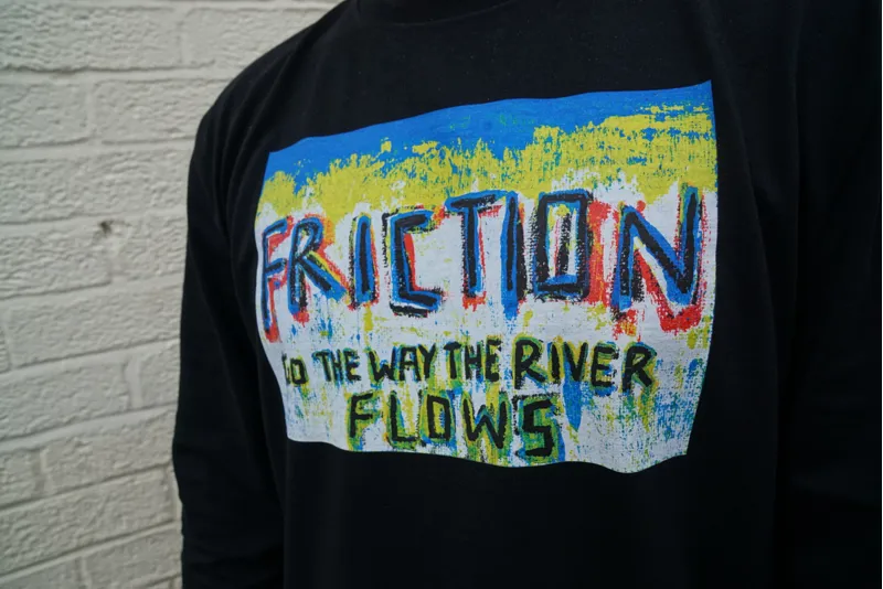 Friction X 3dumb River Blue And Yellow Long Sleeve