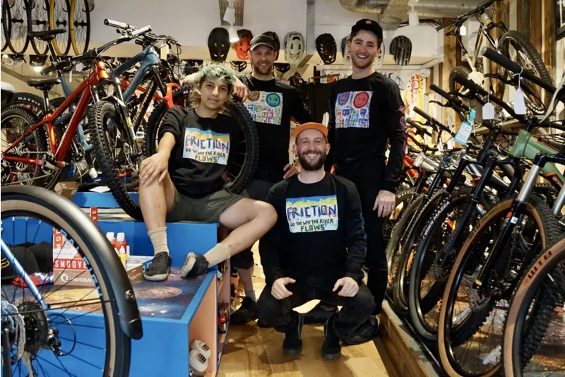 Friction X 3dumb River Blue And Orange Long Sleeve-2