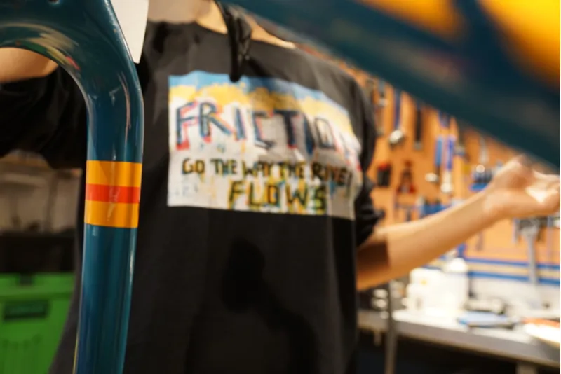 Friction X 3dumb River Blue And Yellow Long Sleeve-1