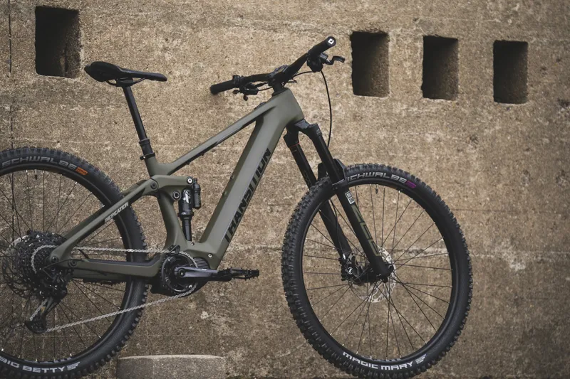 Transition Repeater Carbon NX e-Mountain Bike in Mossy Green-1