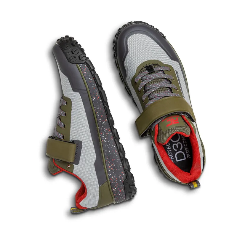 Ride Concepts Tallac Clip Shoes in Grey/Olive