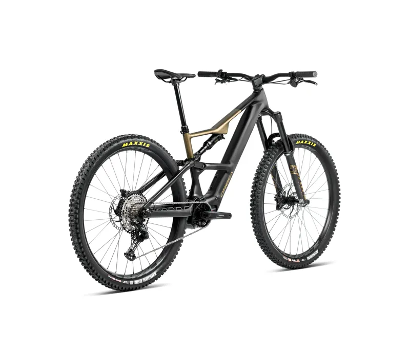 Orbea Rise Lt H20 E-Mountain Bike In Diamond Black-Splash Olive Green Matt-2
