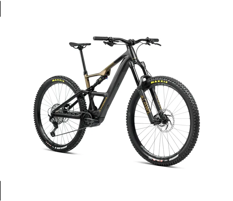 Orbea Rise Lt H20 E-Mountain Bike In Diamond Black-Splash Olive Green Matt-1