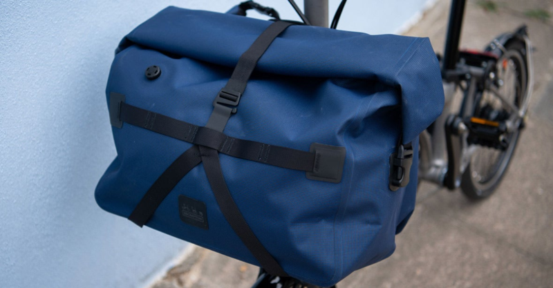 Borough Waterproof Bag Large in Navy-1