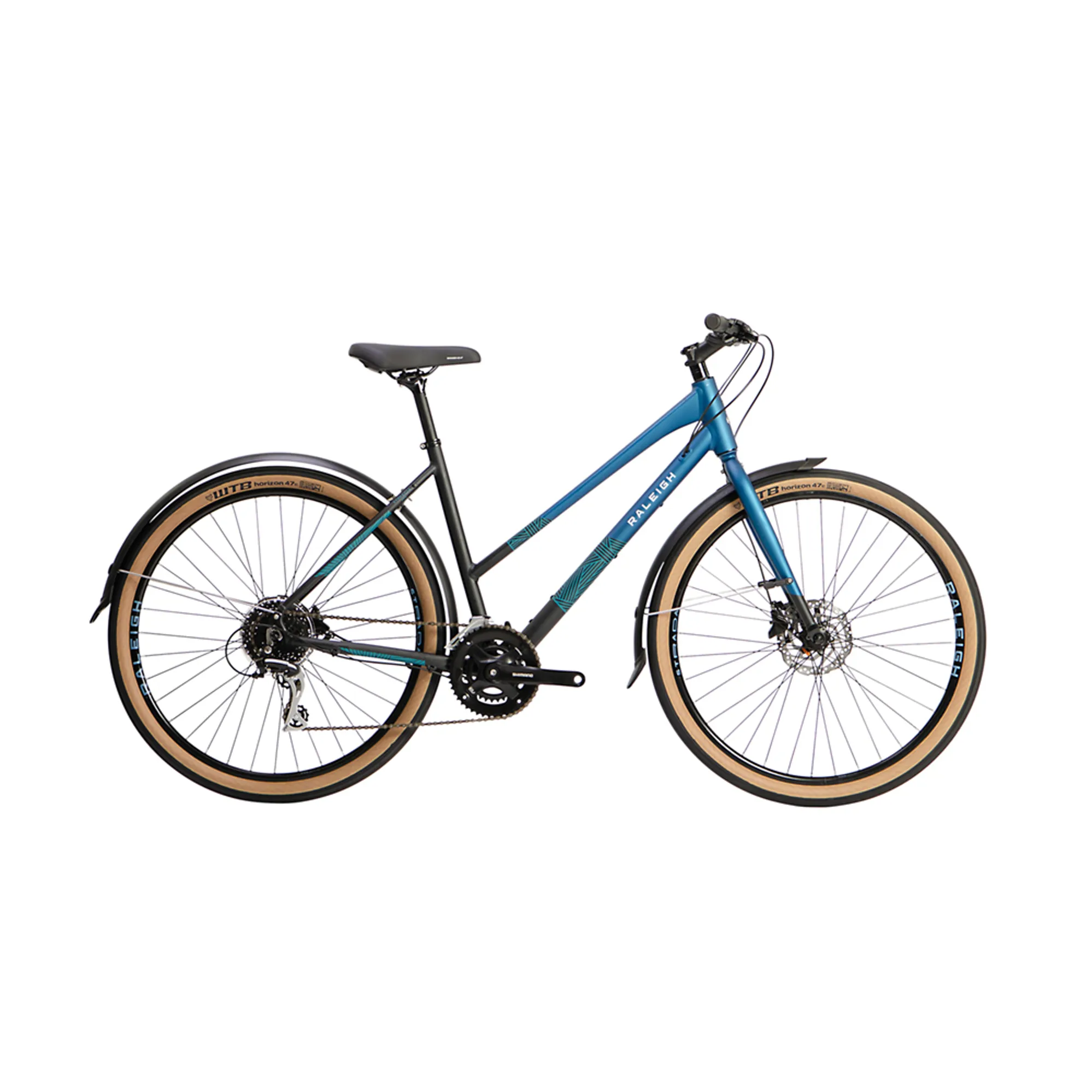 2022 Raleigh Strada City Step Through Alloy Hybrid in Blue