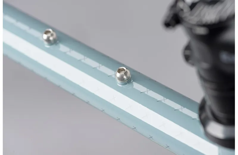 2021 Genesis Croix De Fer 10 Steel Flat Bar Gravel Bike in Blue -5