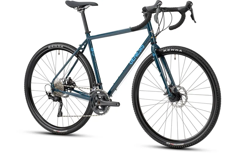 Genesis Croix De Fer 20 Steel Gravel Bike in Blue-1