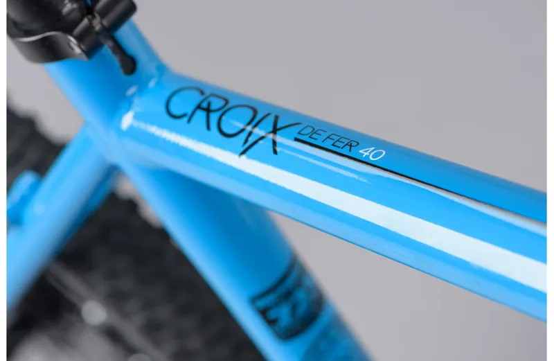 Genesis Croix De Fer 40 Steel Gravel Bike in Blue-8