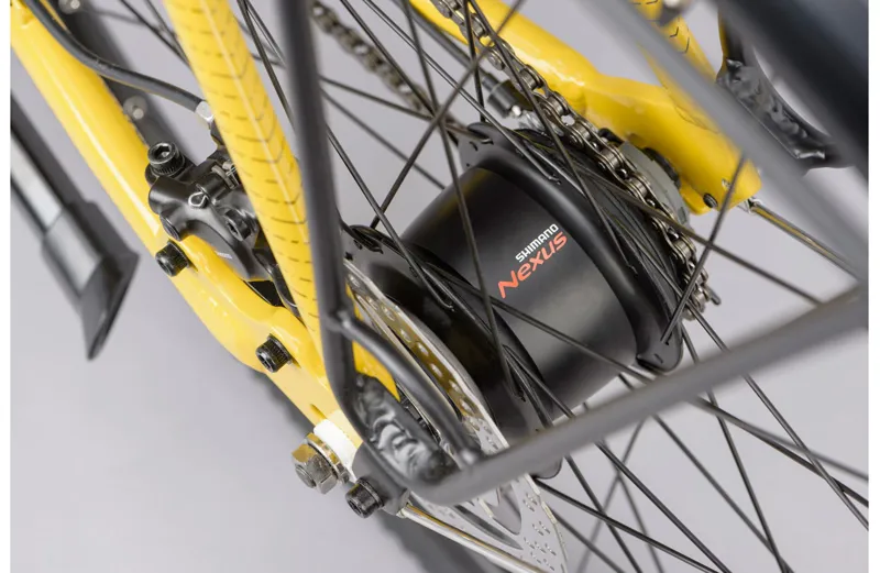 Genesis Brixton Aluminium Hybrid Bike in Yellow-3