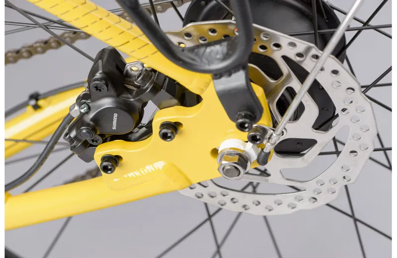 Genesis Brixton Aluminium Hybrid Bike in Yellow-4
