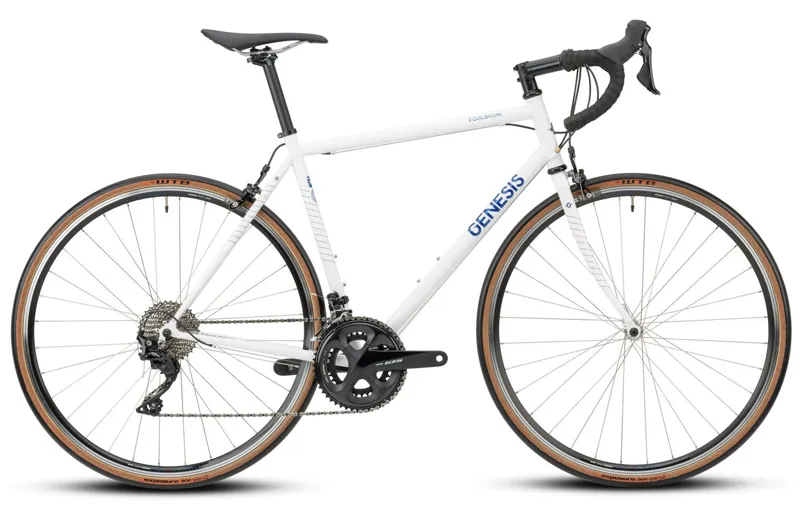 Genesis Equilibrium Steel Road Bike in White