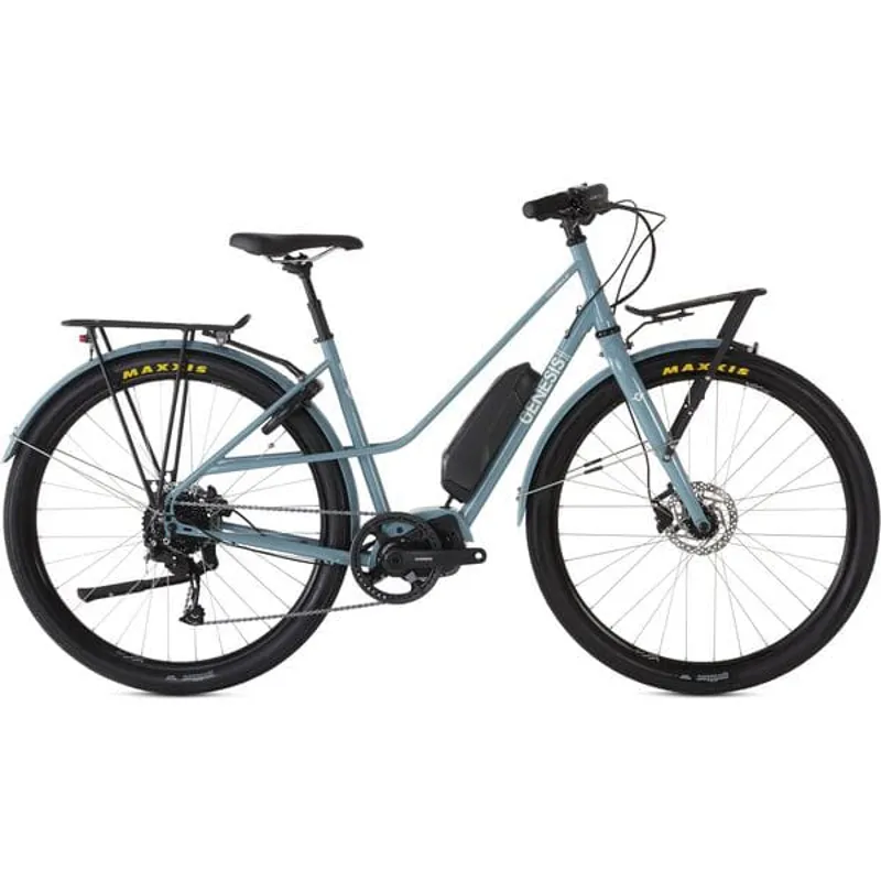 Genesis Columbia Road Steel ebike in Blue
