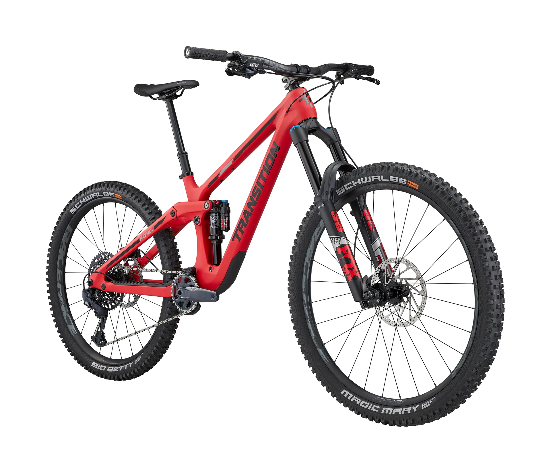 Transition Patrol Carbon GX Mountain Bike in Bonfire Red