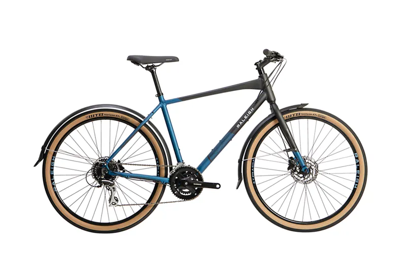 2022 Raleigh Strada City Crossbar Alloy Hybrid in Blue