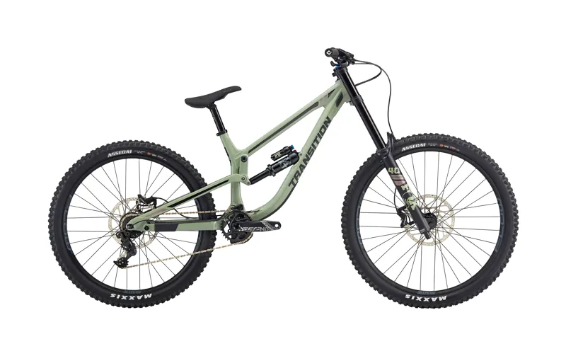 Transition TR11 Alloy DH Complete MTB Downhill Bike Misty Green-1
