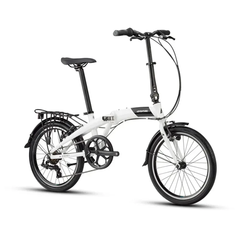 Adventure Snicket Folding Bike White one size-1