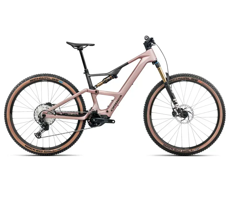 Orbea Rise Sl M10 420Wh E-Mountain Bike In Desert Rose/Carbon Raw Matt