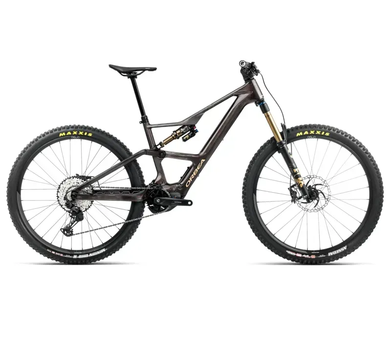 2025 Orbea Rise Lt m10 630w Cosmic Carbon View - Golden Sand