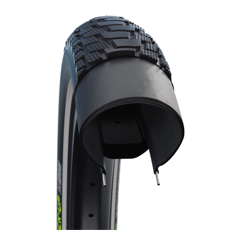 Schwalbe Pick-Up Addix Perf. Super Defense Wired Tyre in Black/Reflex-5