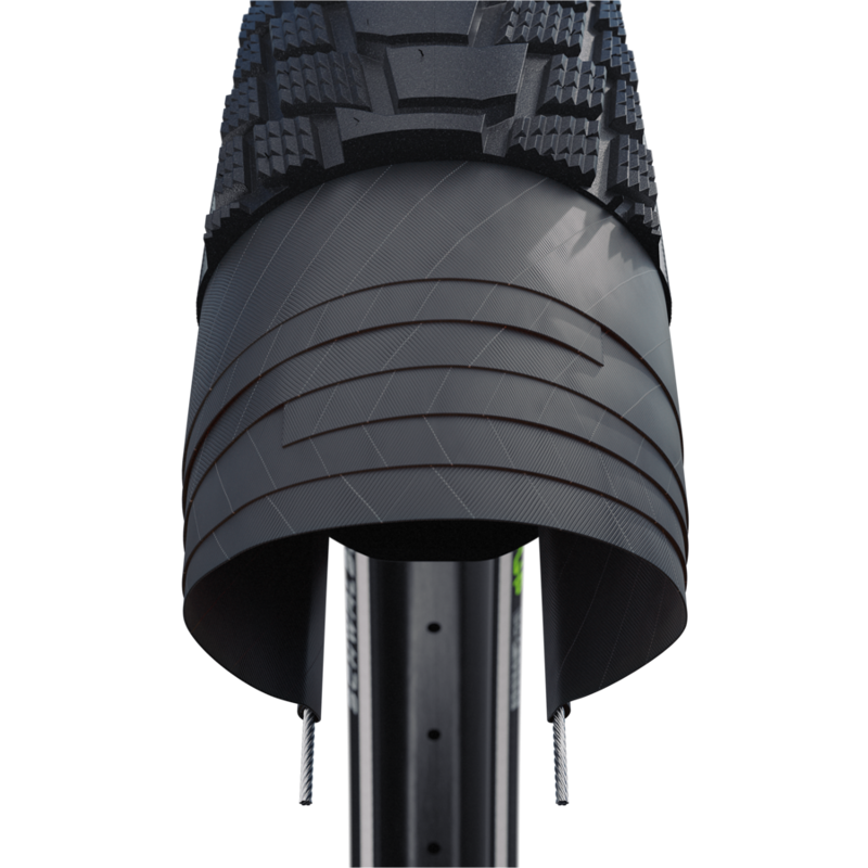 Schwalbe Pick-Up Addix Perf. Super Defense Wired Tyre in Black/Reflex-6