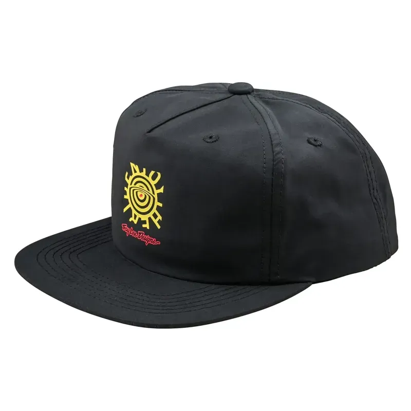 Troy Lee Designs Unstructured Snapback Cap in Enjoy Carbon